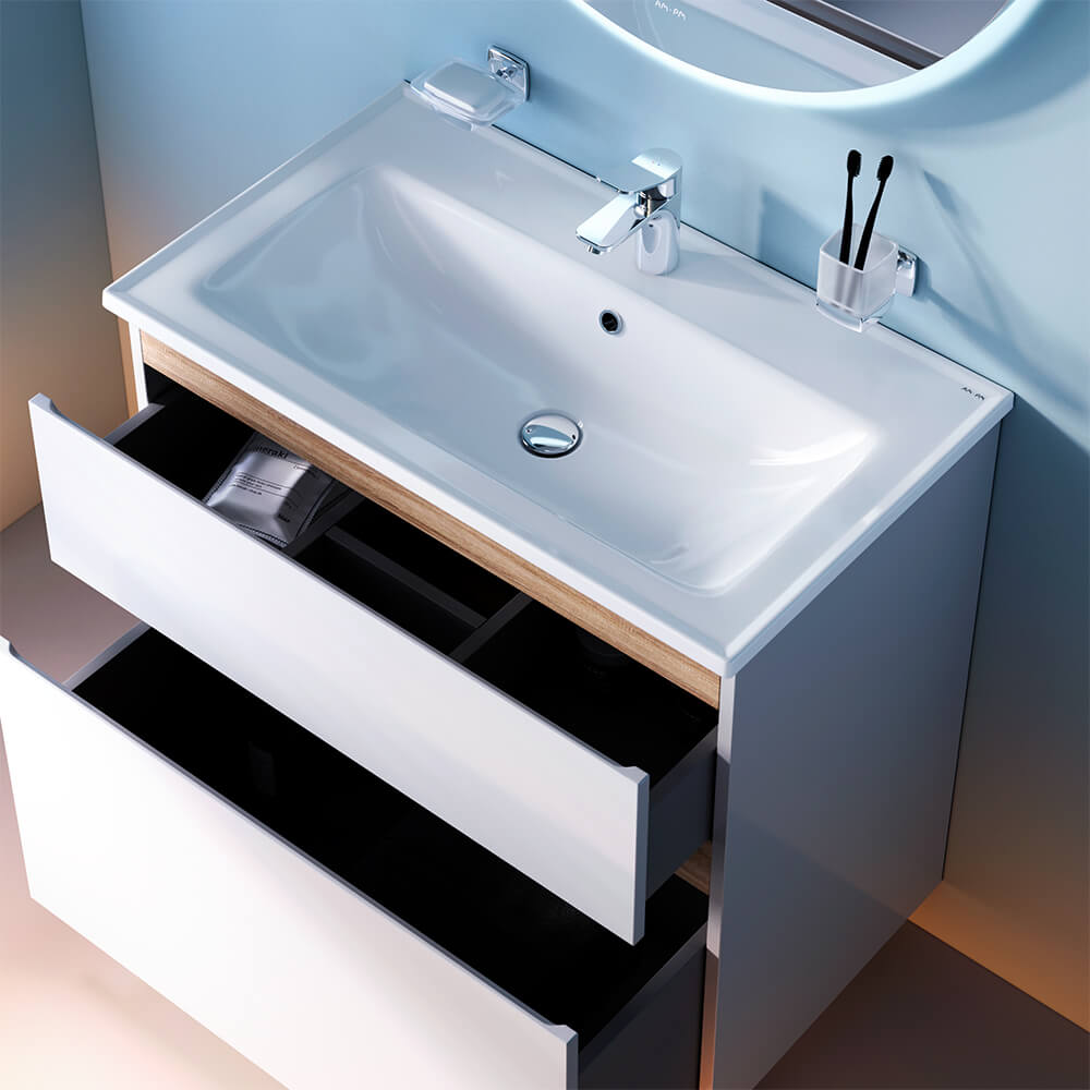 Мебель для ванной Am.Pm X-Joy 80 белый глянец, напольная