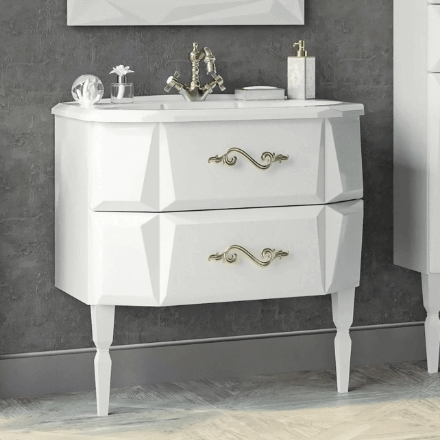 Мебель для ванной Aima Design Brilliant 80 белый