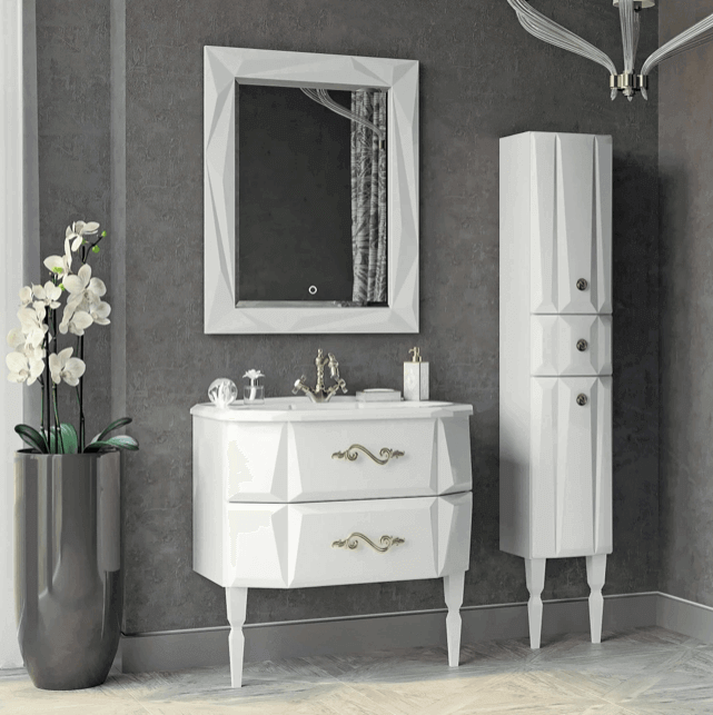 Мебель для ванной Aima Design Brilliant 80 белый