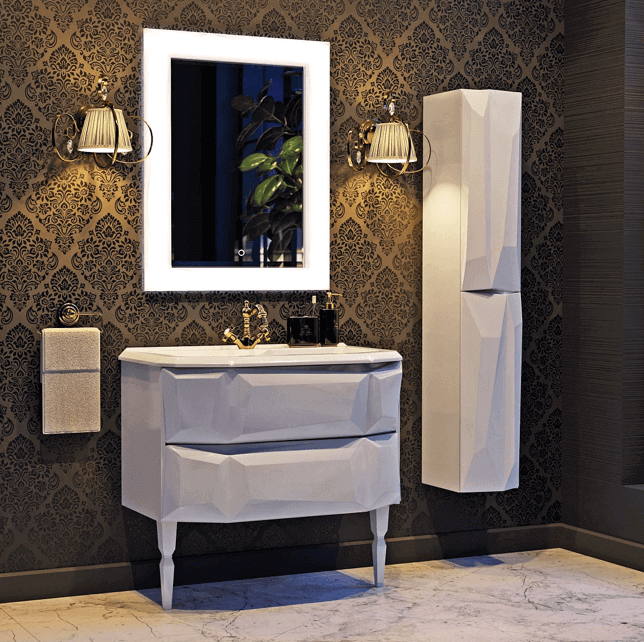 Мебель для ванной Aima Design Crystal 90 белый